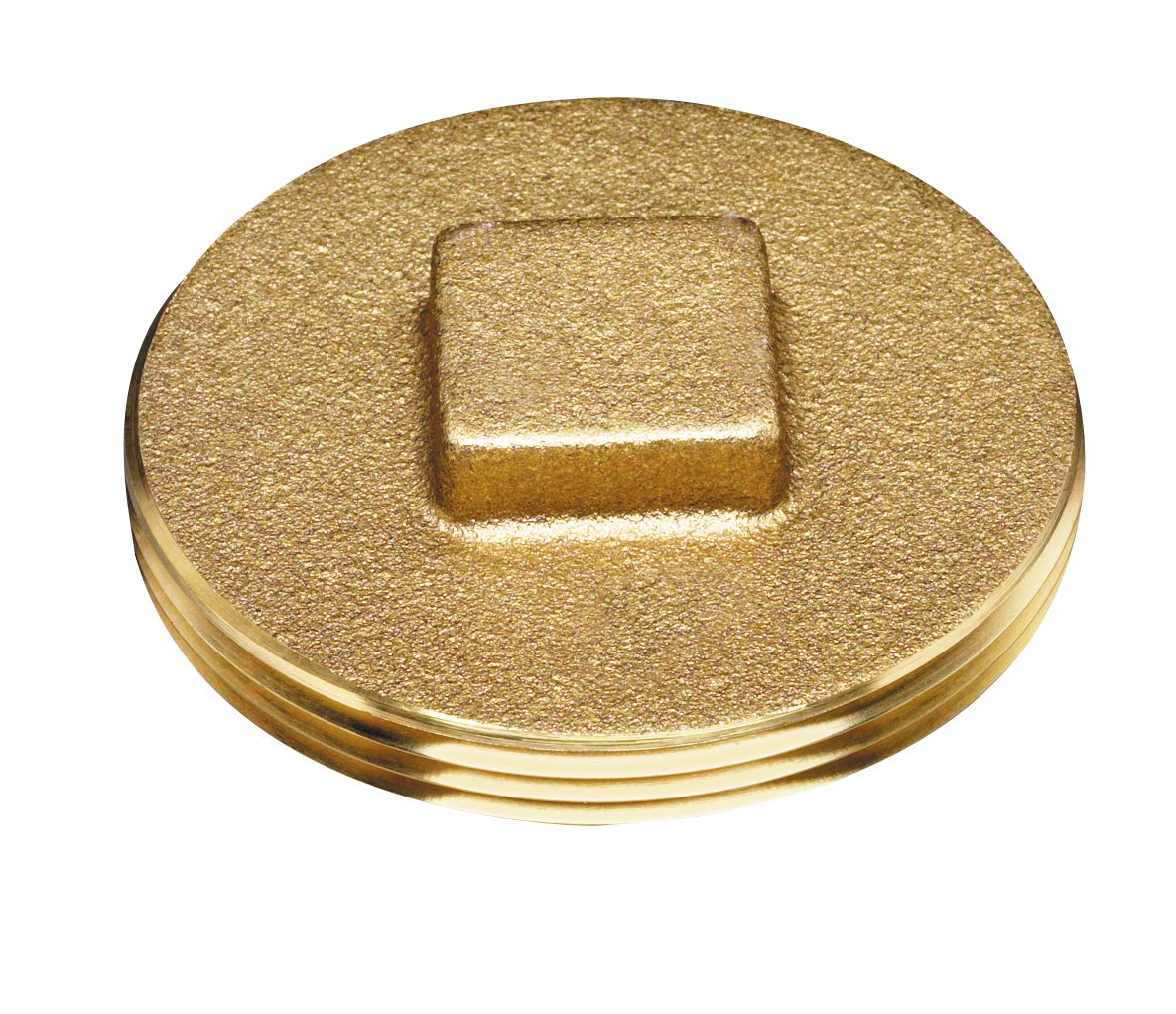 Oatey 3 in. Threaded Cleanout Plug in Brass - 42372