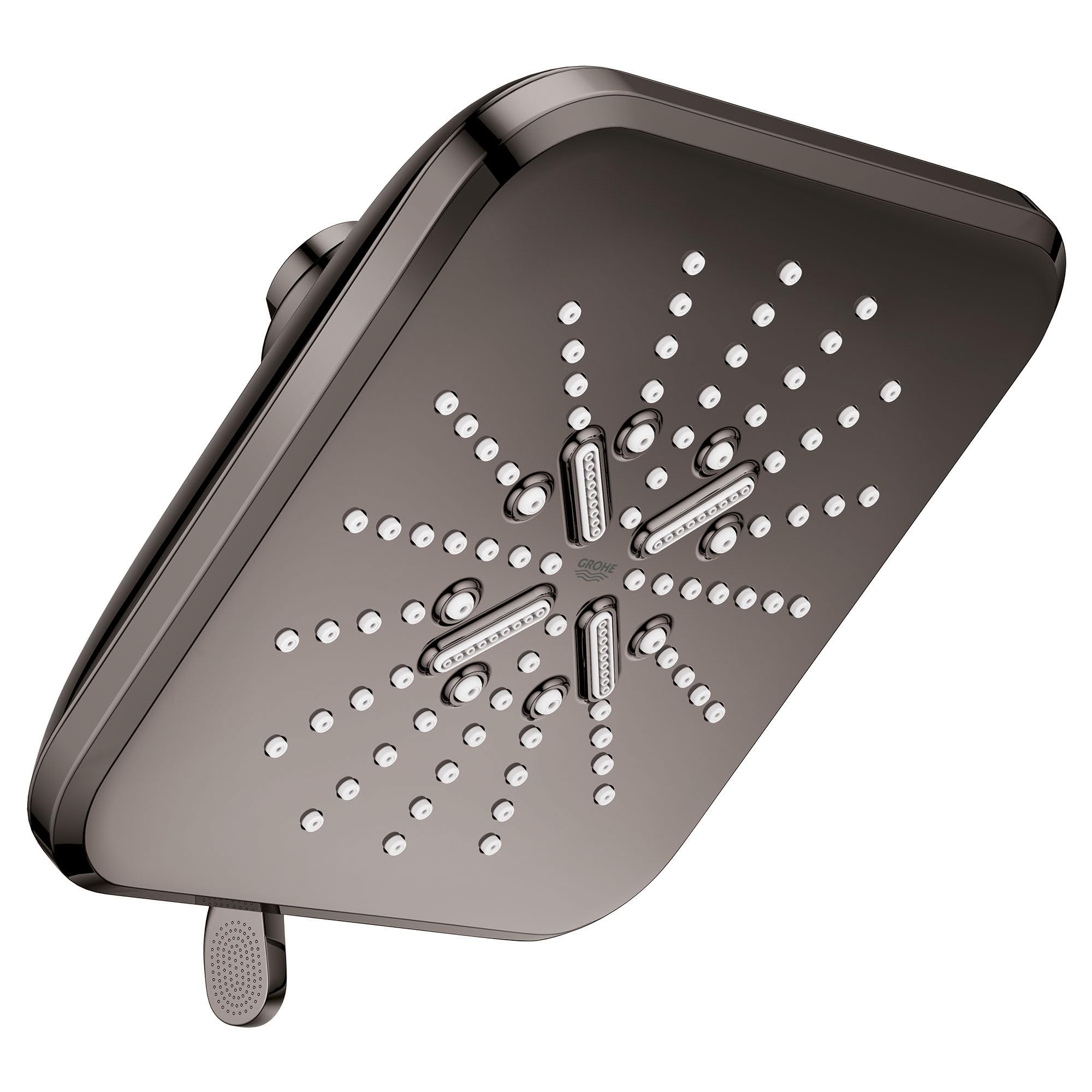 Grohe Rainshower 26797A00 Shower Head, 6-1/2" - 3 Sprays, 1.75gpm in Grohe Hard Graphite