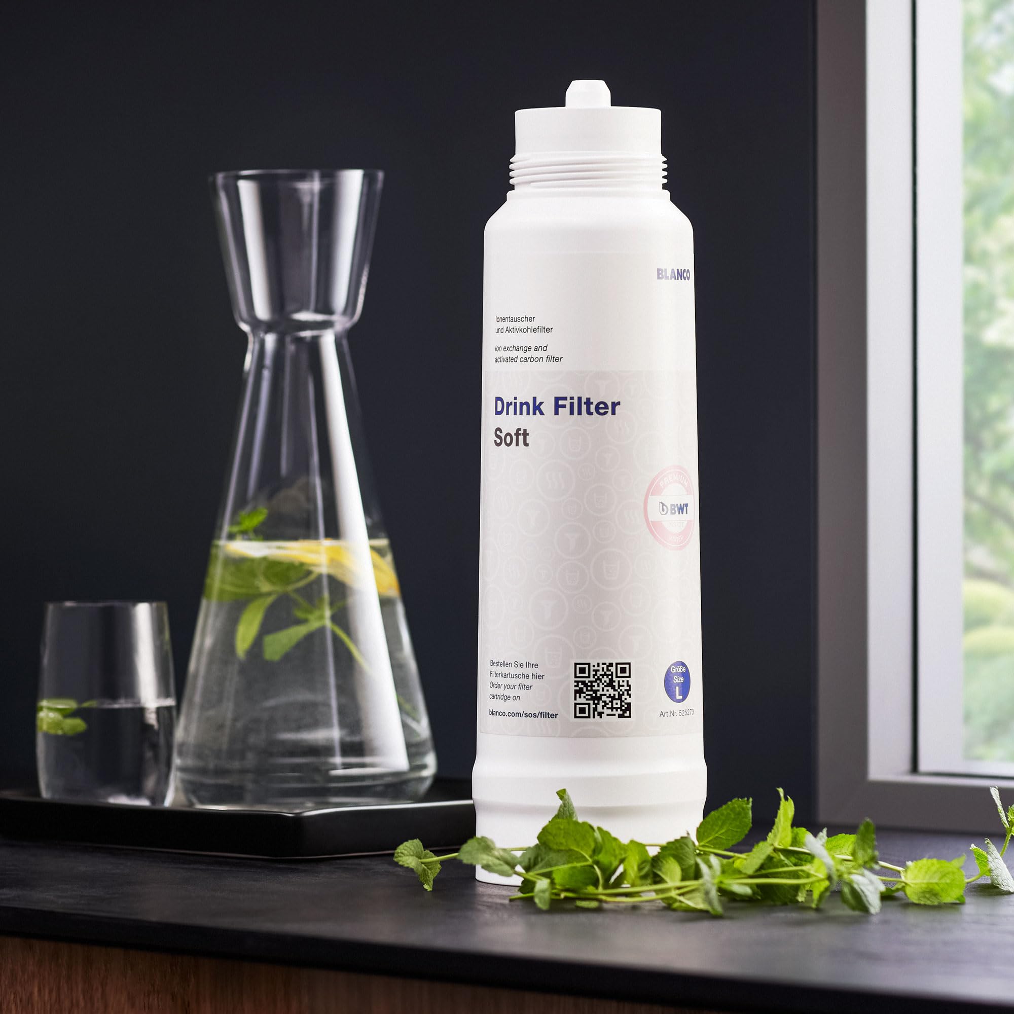 Blanco Soft L Filter Starter Set in Chrome - 443274