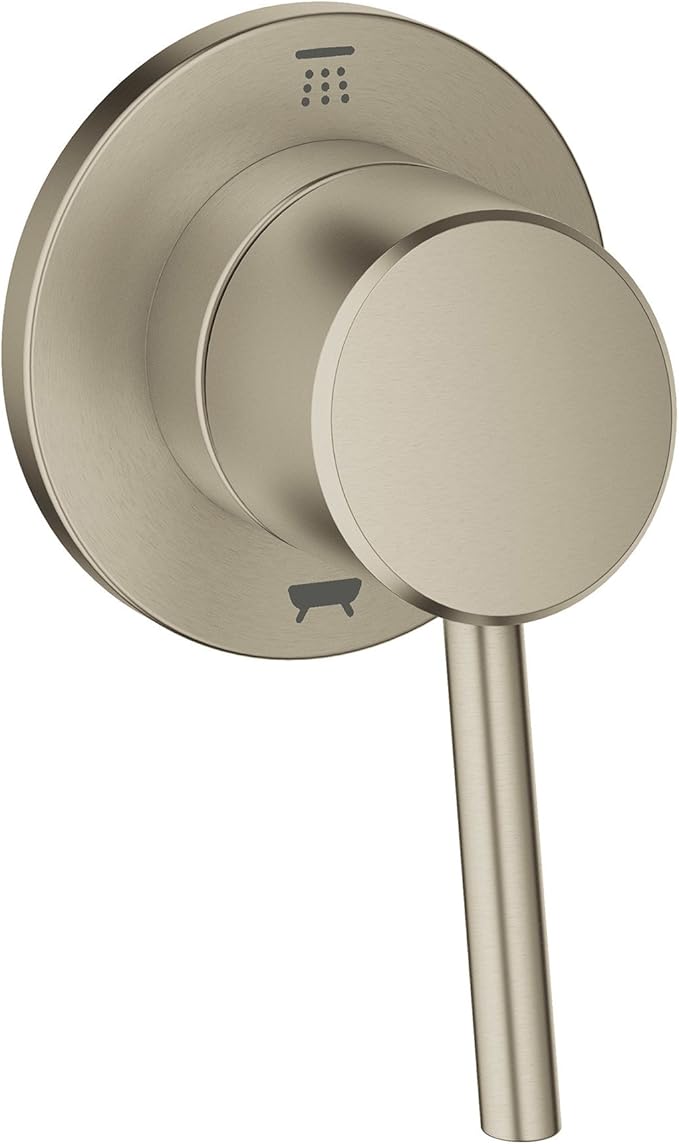 Grohe 29108EN1 Concetto 1-Handle 2-Way Diverter Valve Only Trim Kit in Brushed Nickel (Valve Sold Separately) Brushed Nickel