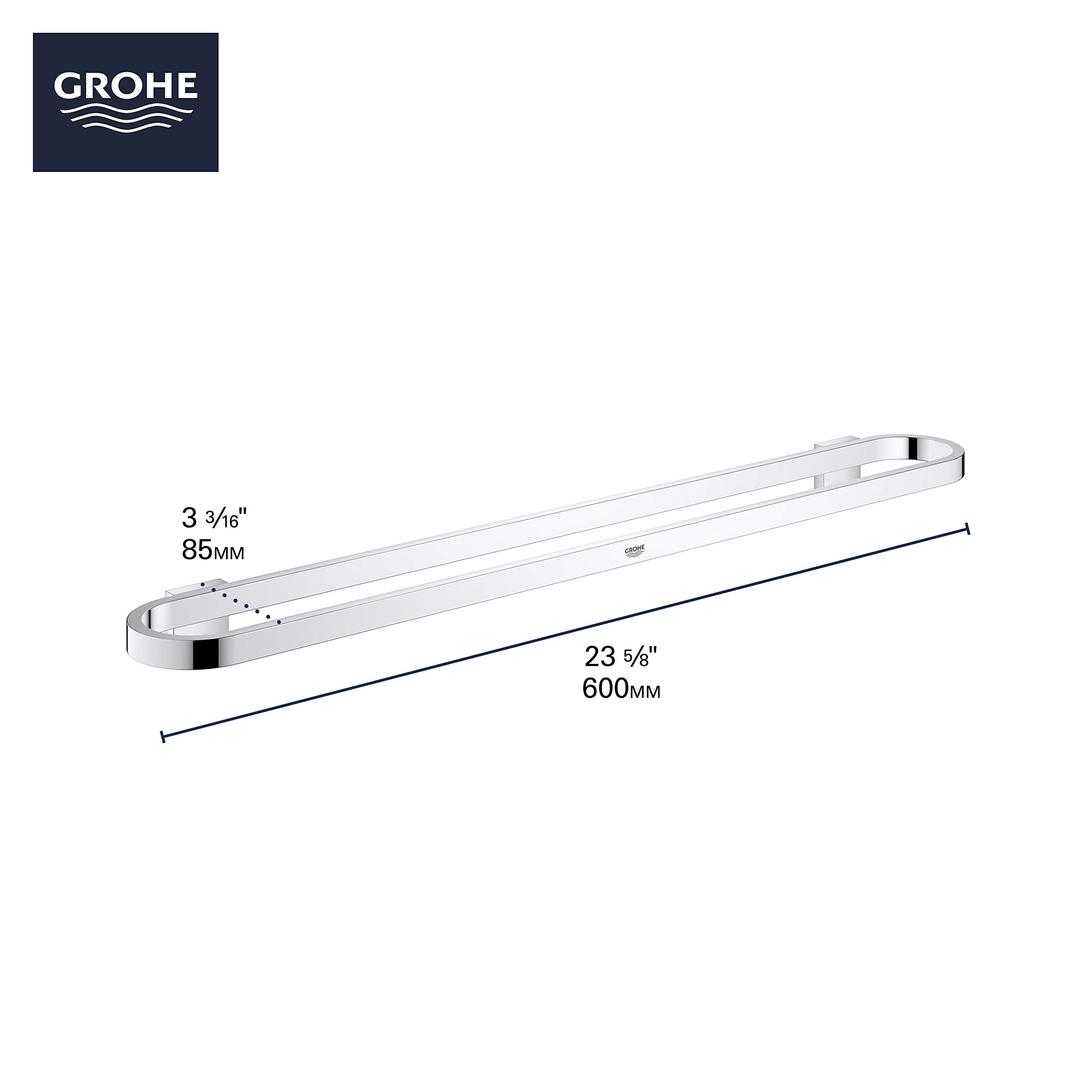 Grohe Selection 41056EN0 24" Towel Bar in Grohe Brushed Nickel