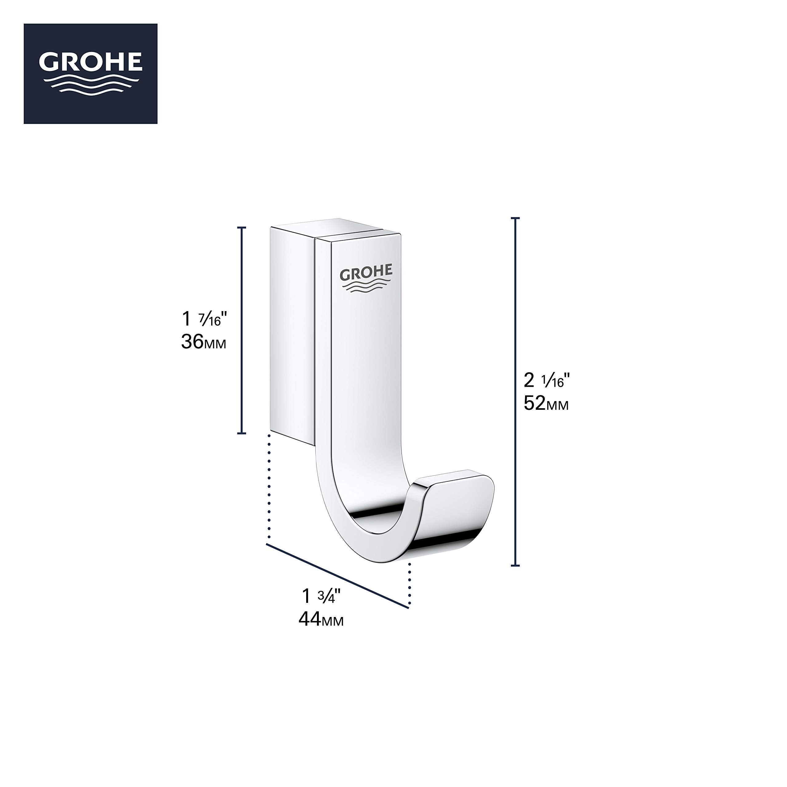 Grohe Selection 41039EN0 Robe Hook in Grohe Brushed Nickel
