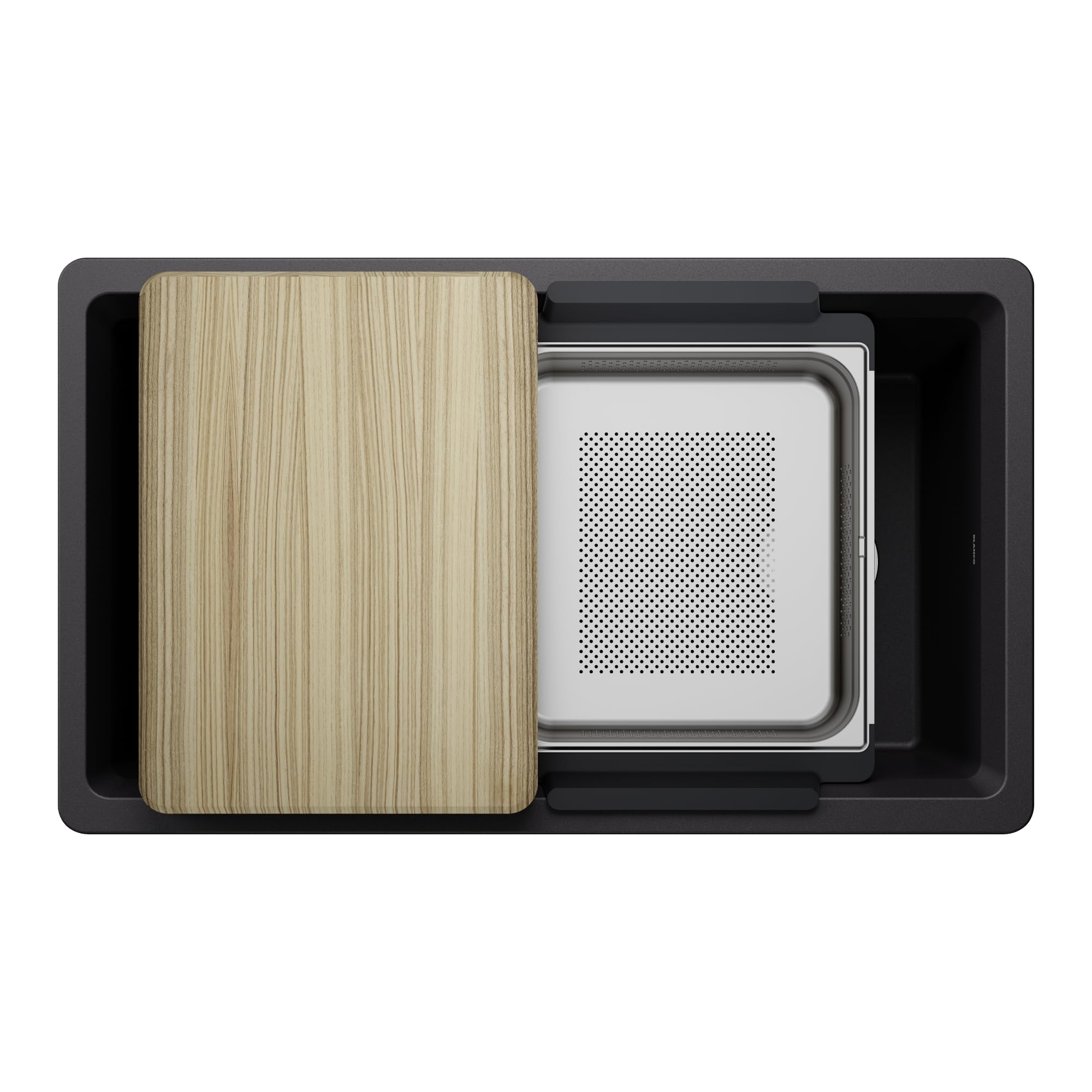 Blanco Inteos 33" Kitchen Sink in Coal Black - 443311