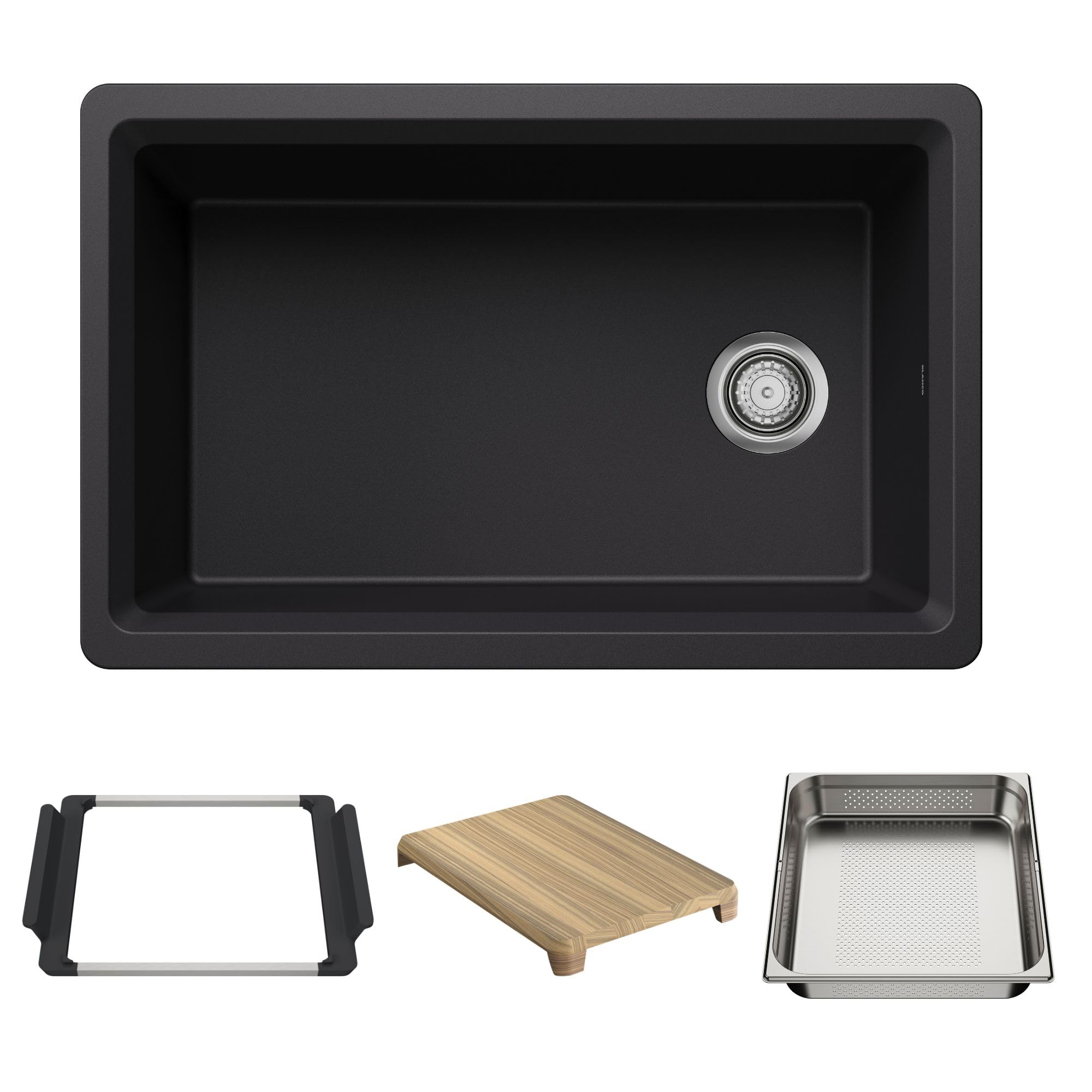 Blanco Inteos 30" Kitchen Sink in Coal Black - 443303
