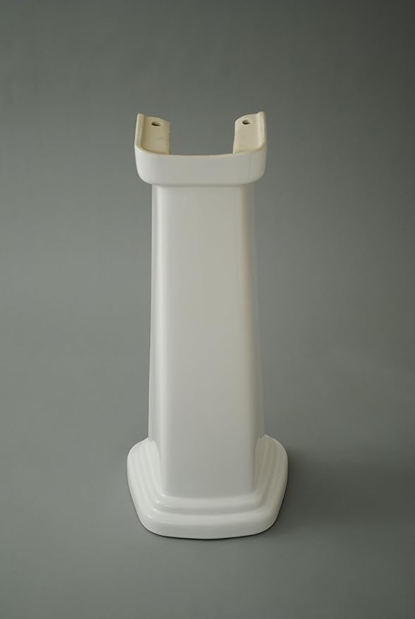 Toto Promenade Rectangular Pedestal for Bathroom Sink in Cotton White