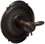 Venetian bronze round trim with lever handle for Delta 1900 series conversion kit.