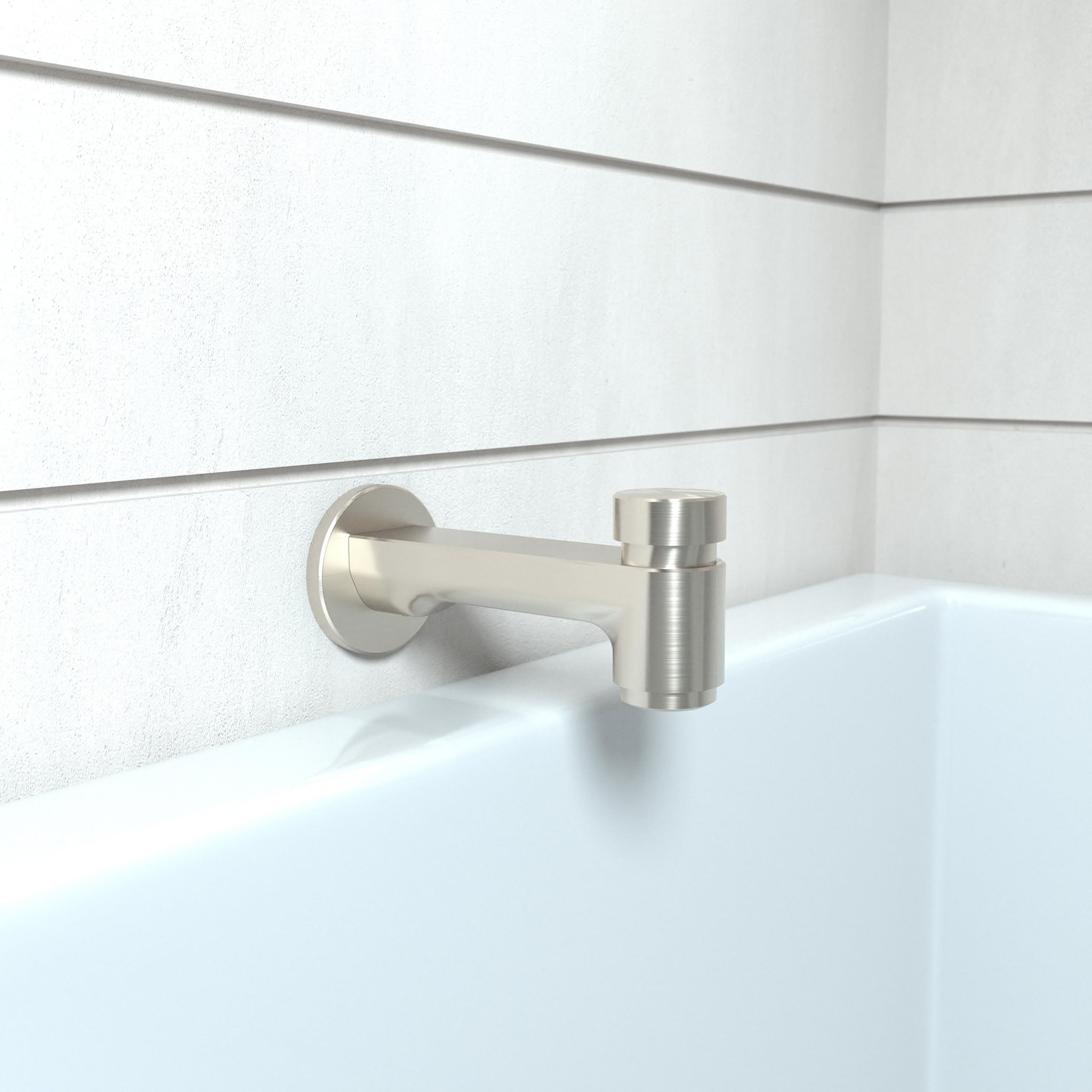 Hansgrohe 14414821 Metris S Tub Spout with Diverter in Brushed Nickel