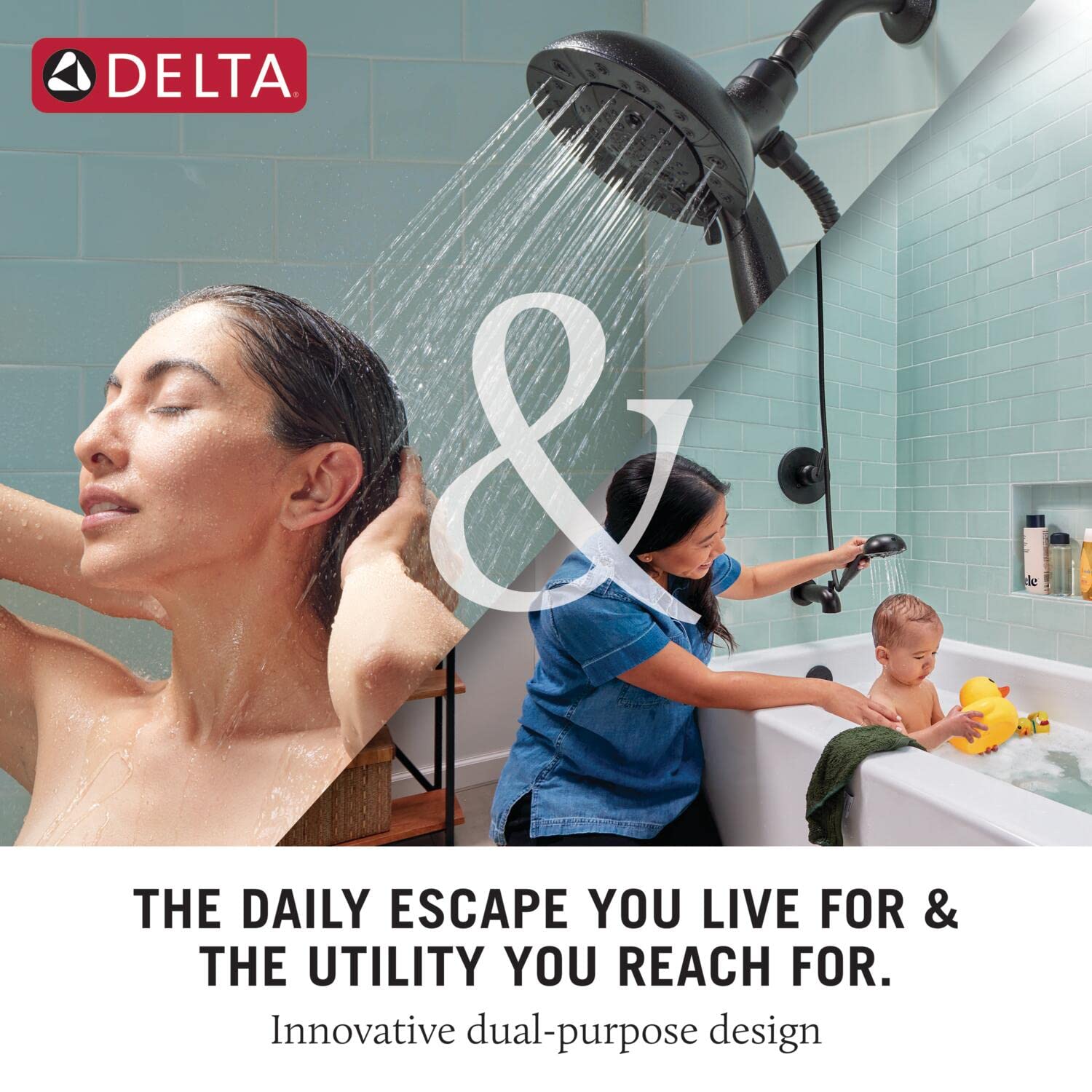 Delta Universal Showering Components 75486C 4-Setting In2ition in Chrome Finish