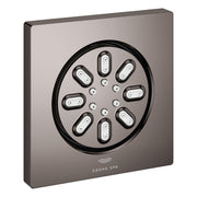 Grohe Rainshower 26845A00 Body Spray Square - 2 Sprays, 0.9 GPM in Grohe Hard Graphite