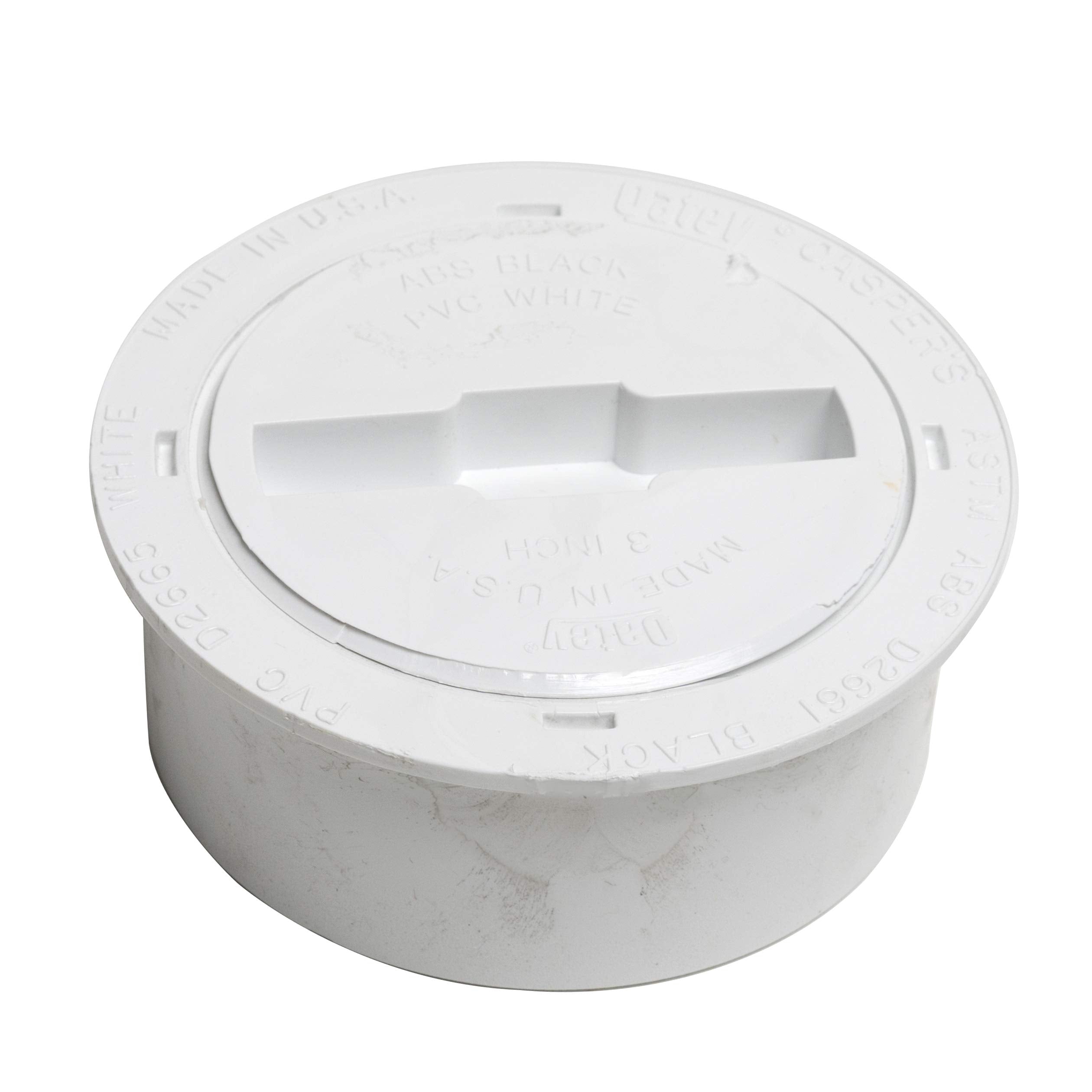 Oatey 4 In. PVC Snap-In Cleanout Assembly in White - 43733