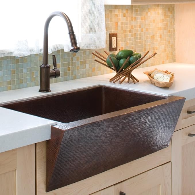 Native Trails CPK290 Zuma Copper Kitchen Sink: Antique Copper