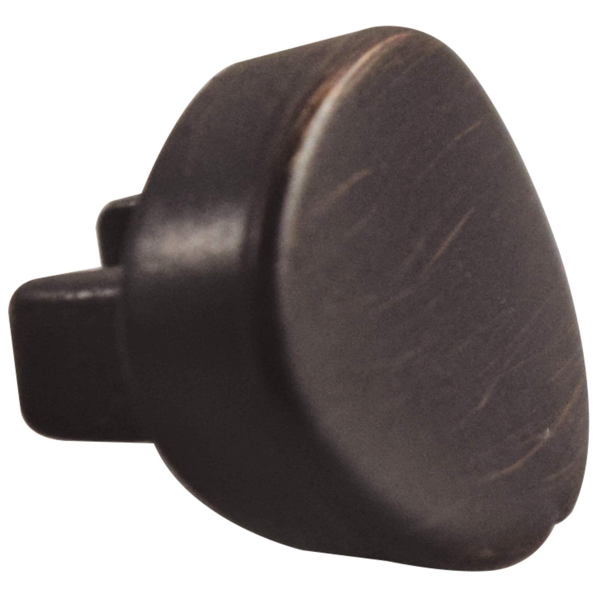 Venetian bronze air gap cover with curved oval shape and rectangular mounting base.