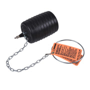 Oatey 2 in. Inflatable Test-Ball Plug for Pipe Testing in Black - 240048