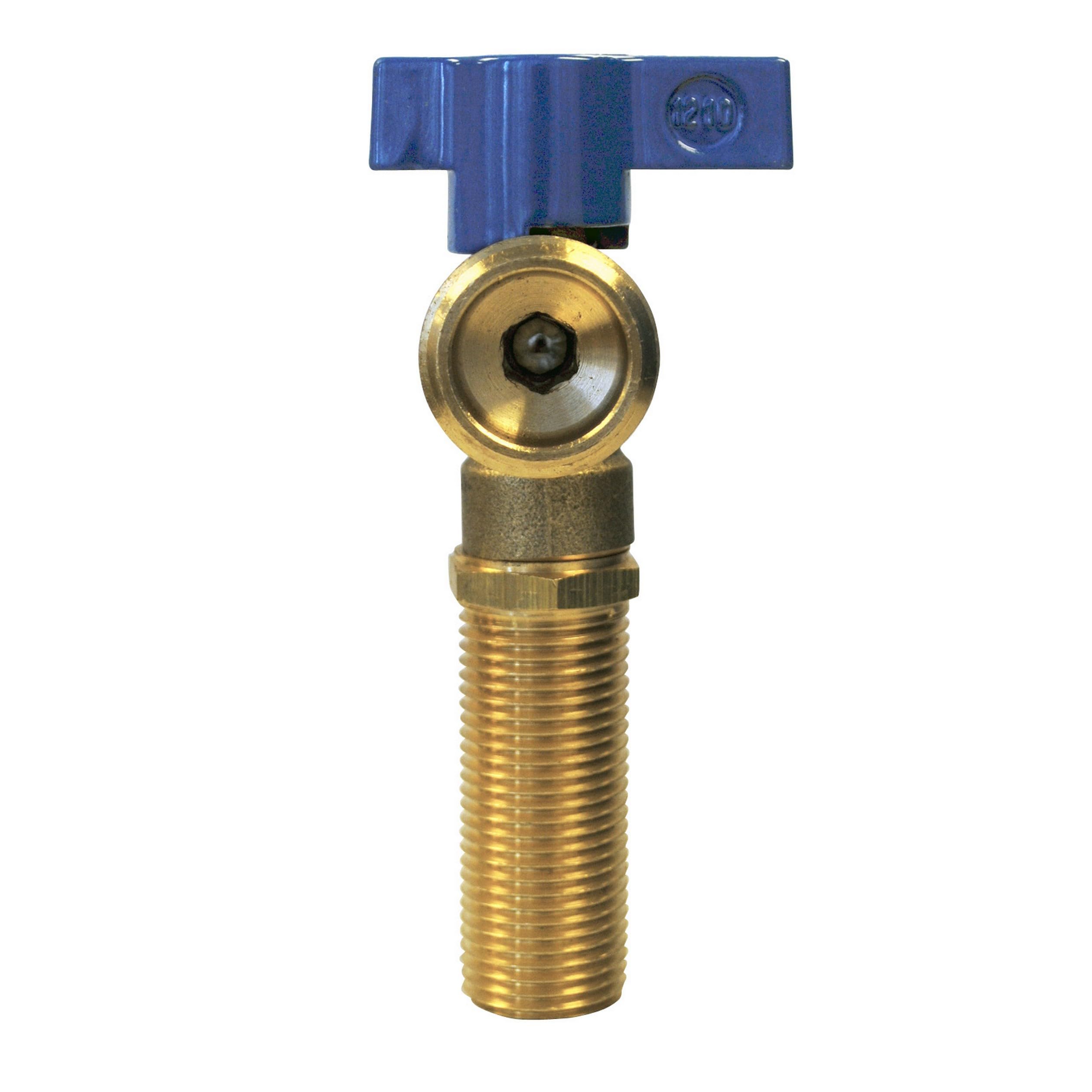 Oatey 1/4 Turn Copper 3/4 in. Valve for Washing Machine Outlet Box in Blue - 38871