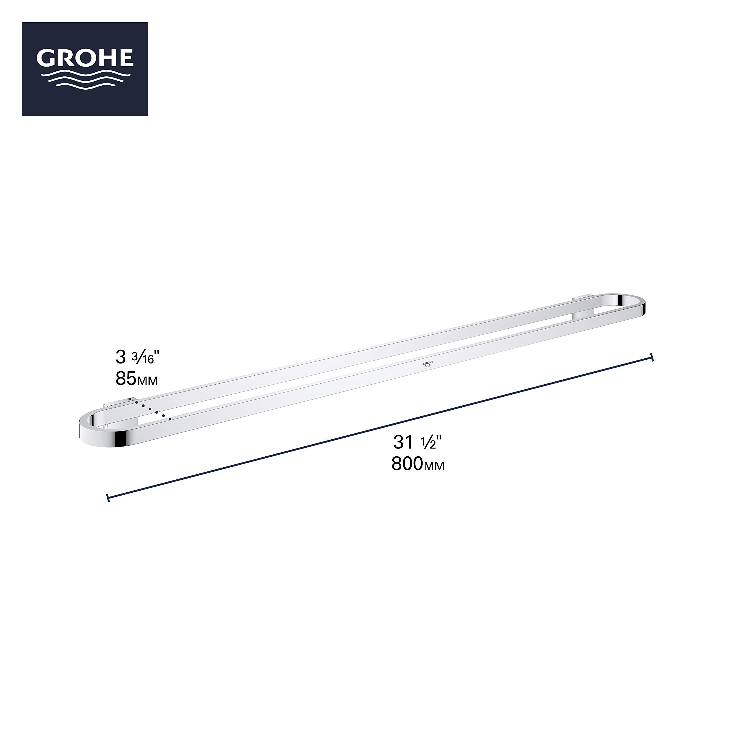 Grohe Selection 41058A00 32" Towel Bar in Grohe Hard Graphite