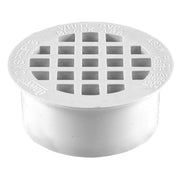 Oatey 2" PVC Snap-In Shower Drain in White - 43561