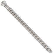 Metal retention screw with Phillips head and threaded shaft for Delta tub and shower fixtures.