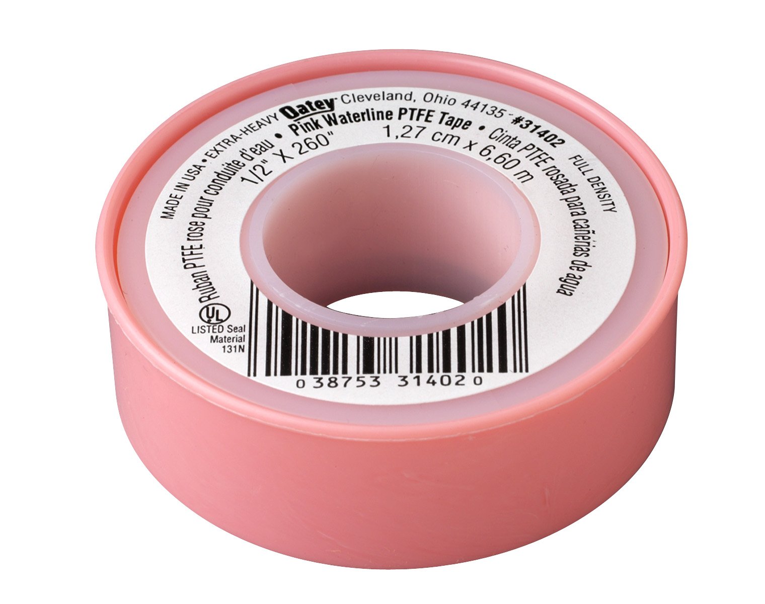 Oatey 1/2-Inch X 260-Inch in Pink - 31402D