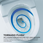 TOTO Supreme II One-Piece Elongated Toilet 1.28 GPF - Bone