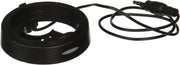 Black Delta faucet base assembly with attached power cord and connector plug.