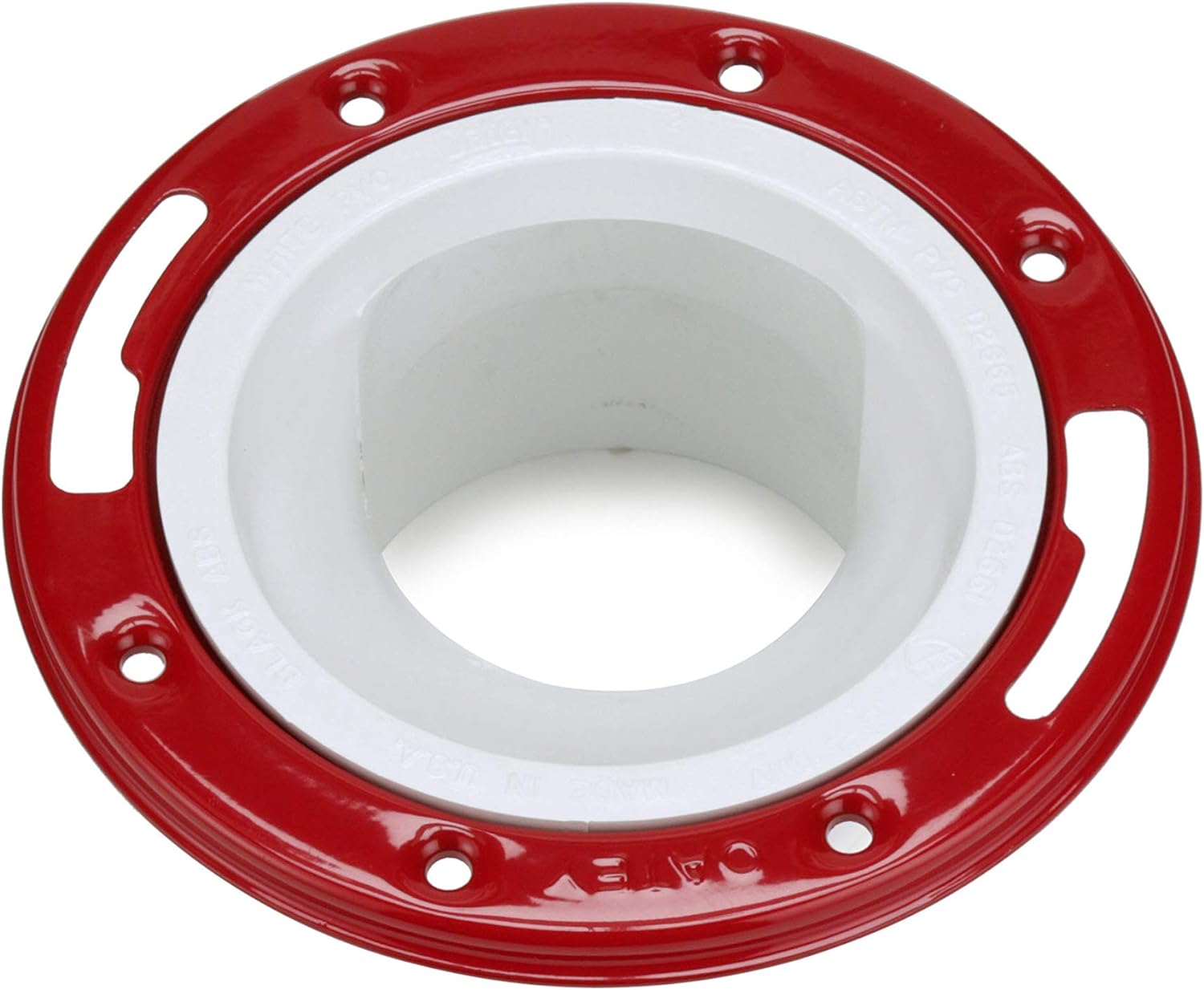 Oatey 43501 Level Fit Offset Closet Flange Metal Ring 3 or 4in.