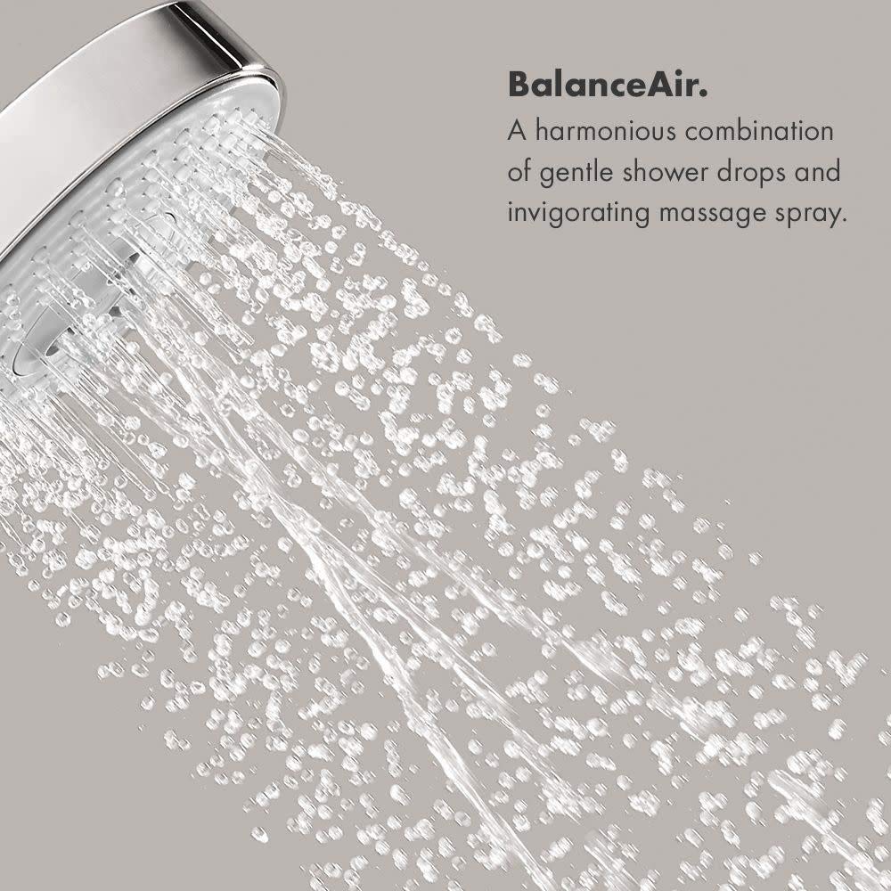 Hansgrohe 28471001 Raindance Classic Shower Head 150 3-Jet, 2.5 GPM in Chrome