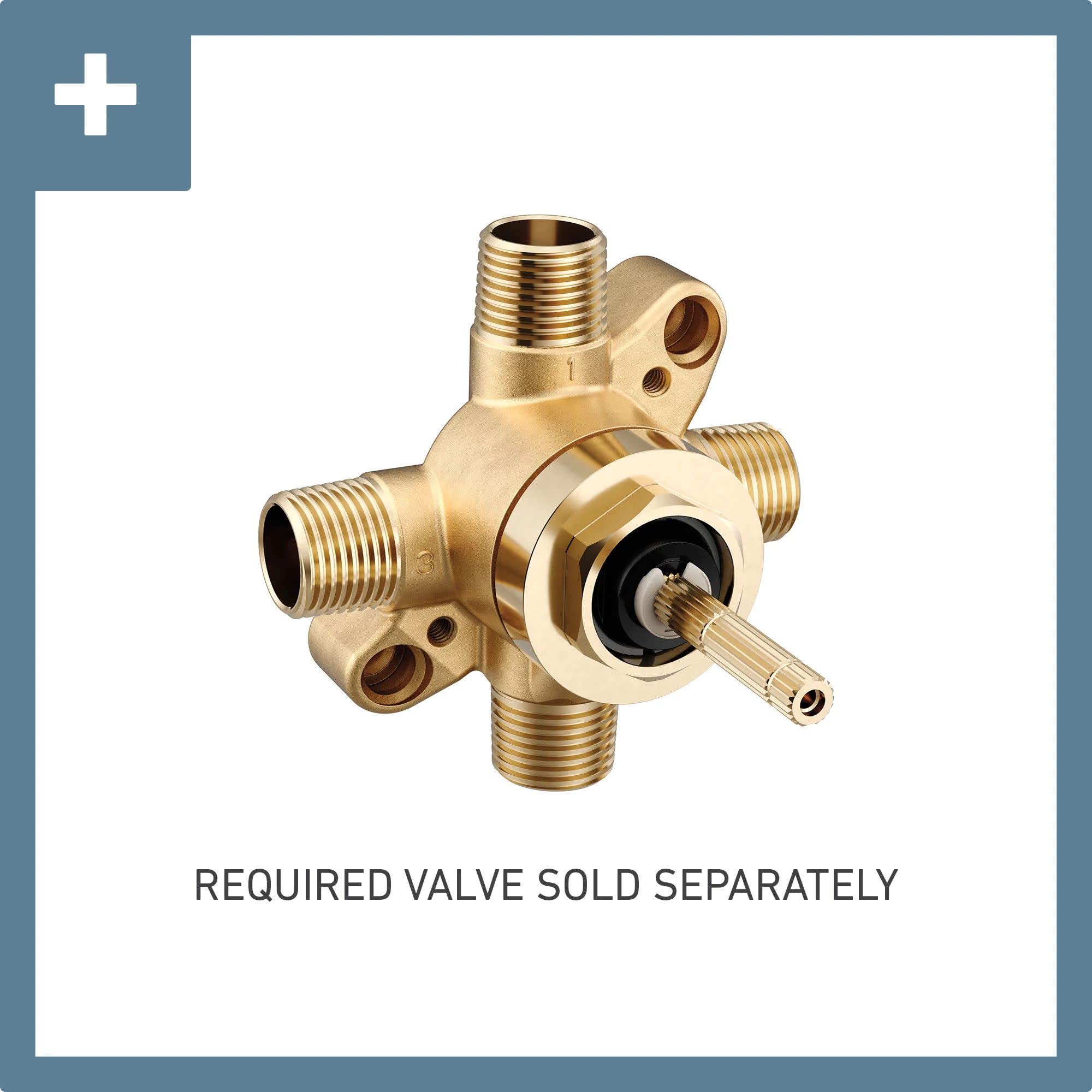 Moen Greenfield M CORE Shower Lever Handle Transfer Valve Trim in Brushed Nickel - UT6501BN