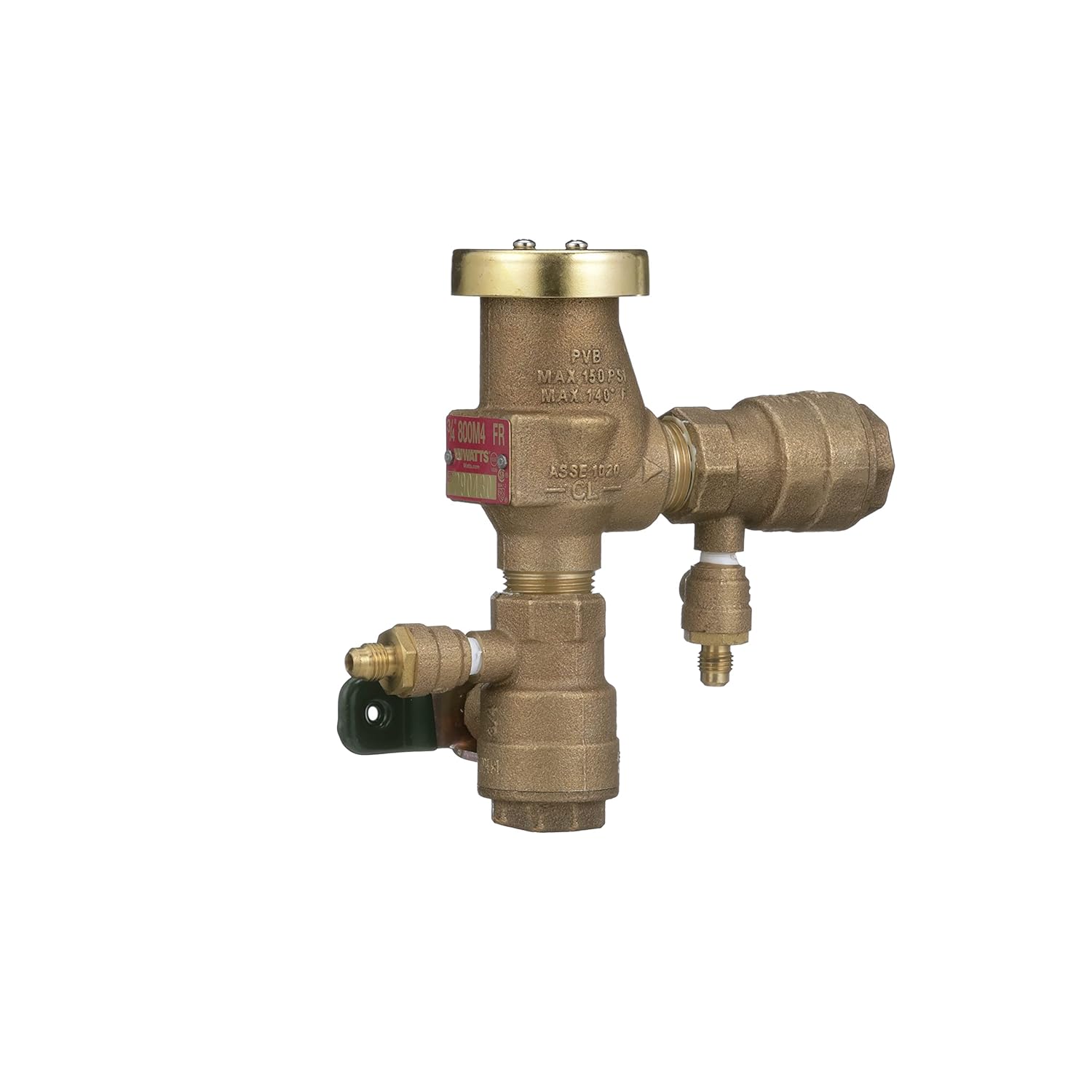Watts 0388014 800M4FR 3/4" Freeze Resistant Pressure Vacuum Breaker