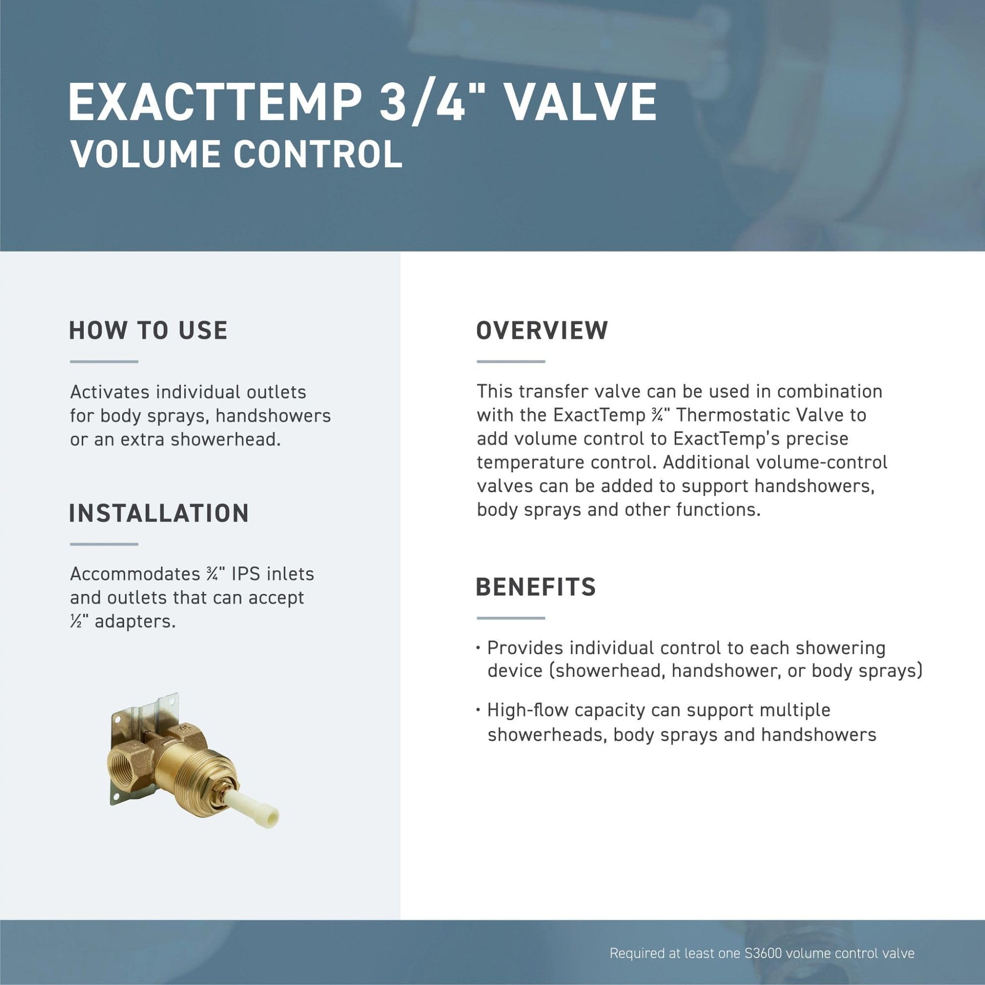 Moen Greenfield Volume Control Valve Trim Handle Only in Brushed Nickel - T4402BN