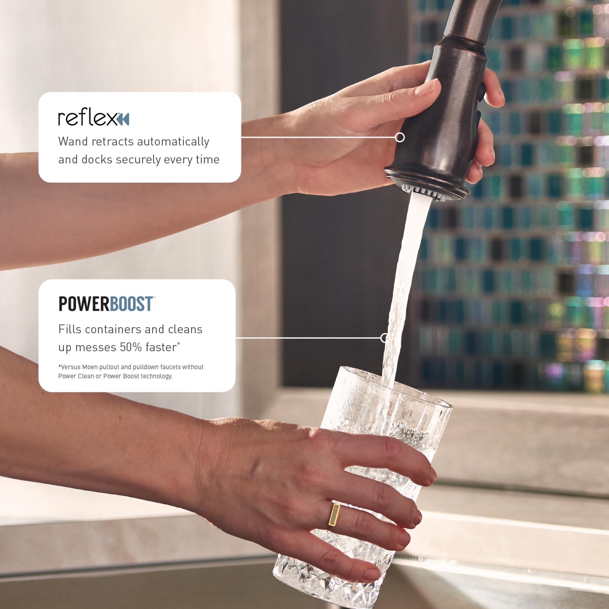 Moen Arbor Pull-Down Kitchen Faucet in Oil Rubbed Bronze - 7594ORB