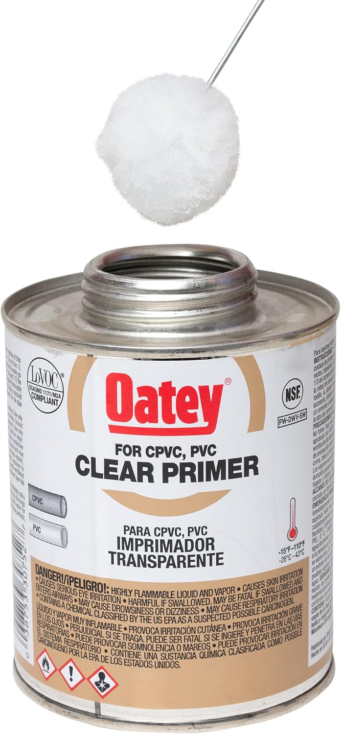 Oatey 30753 Pipe Primer Cleaner 32oz