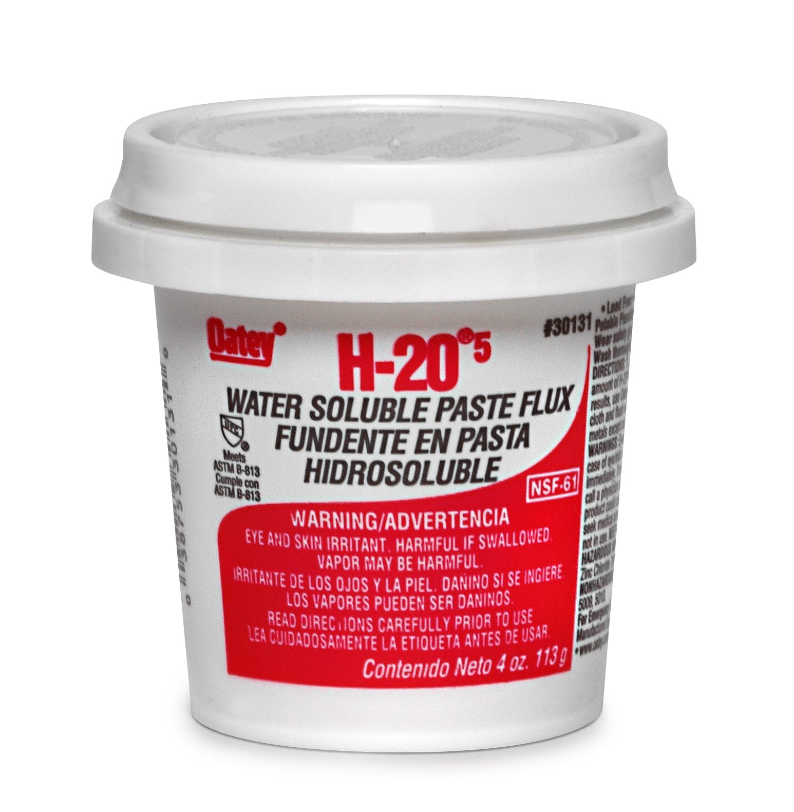 Oatey PTFE Thread Sealant Paste in Light Yellow - 30131