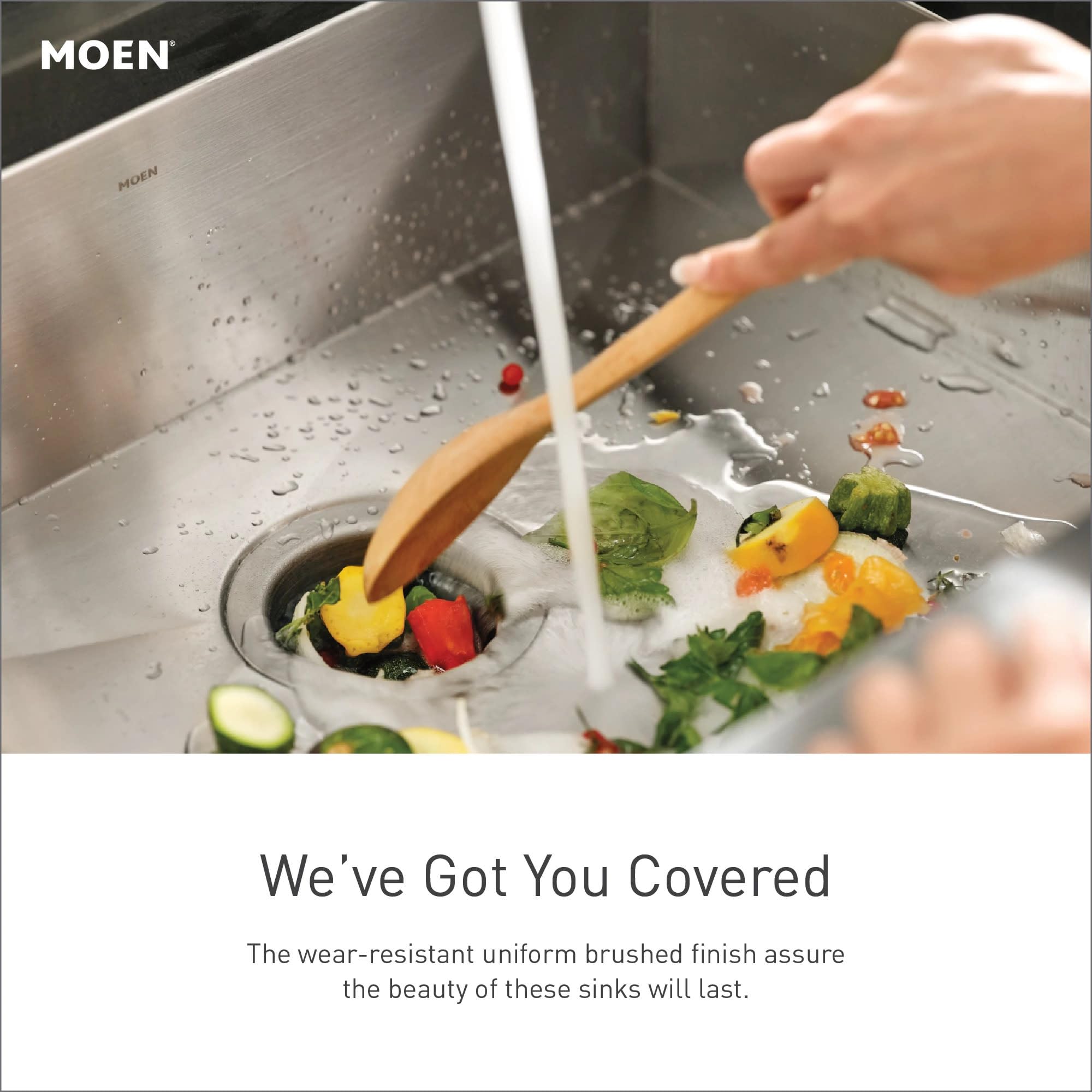 Moen Prep 18 Gauge Stainless Steel Dual Mount 33"x 22" Single Bowl Modern Kitchen Sink with Bottom Grid Included in Stainless - GS181062B