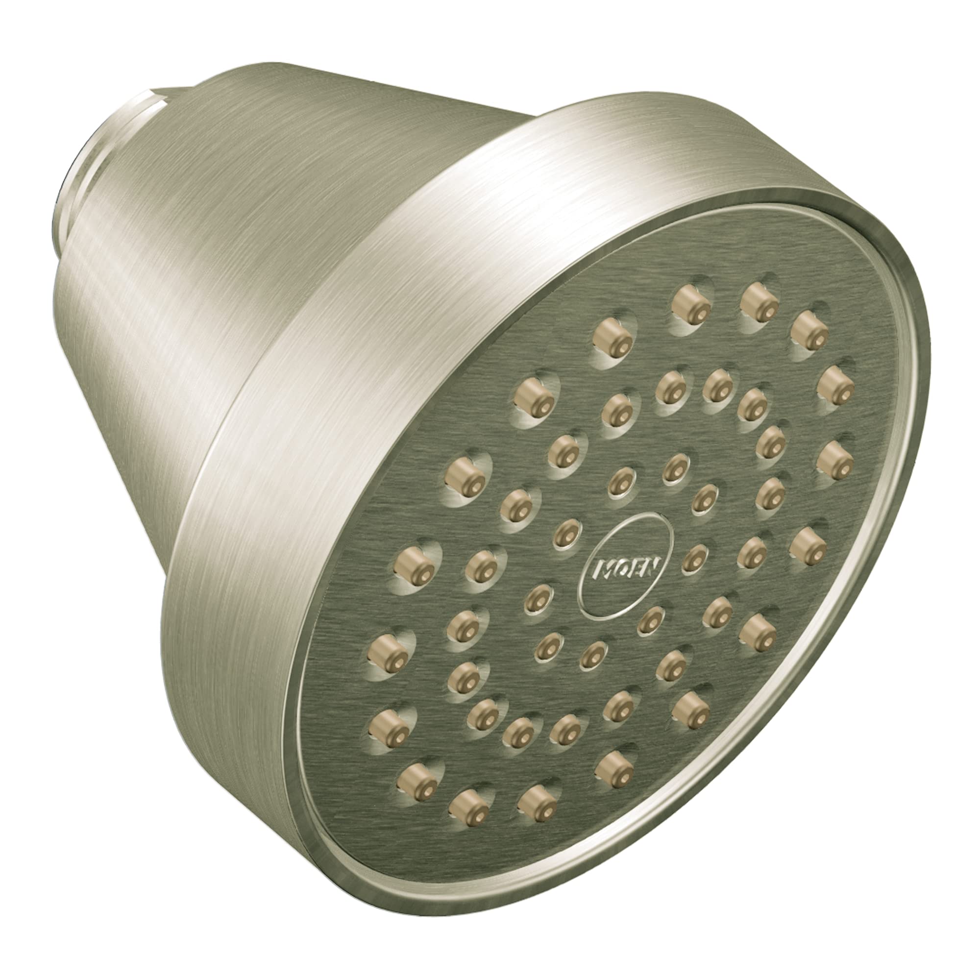 Moen One Function 3 5/8" Diameter Spray Head Eco Performance Showerhead in Brushed Nickel - 6399EP15BN