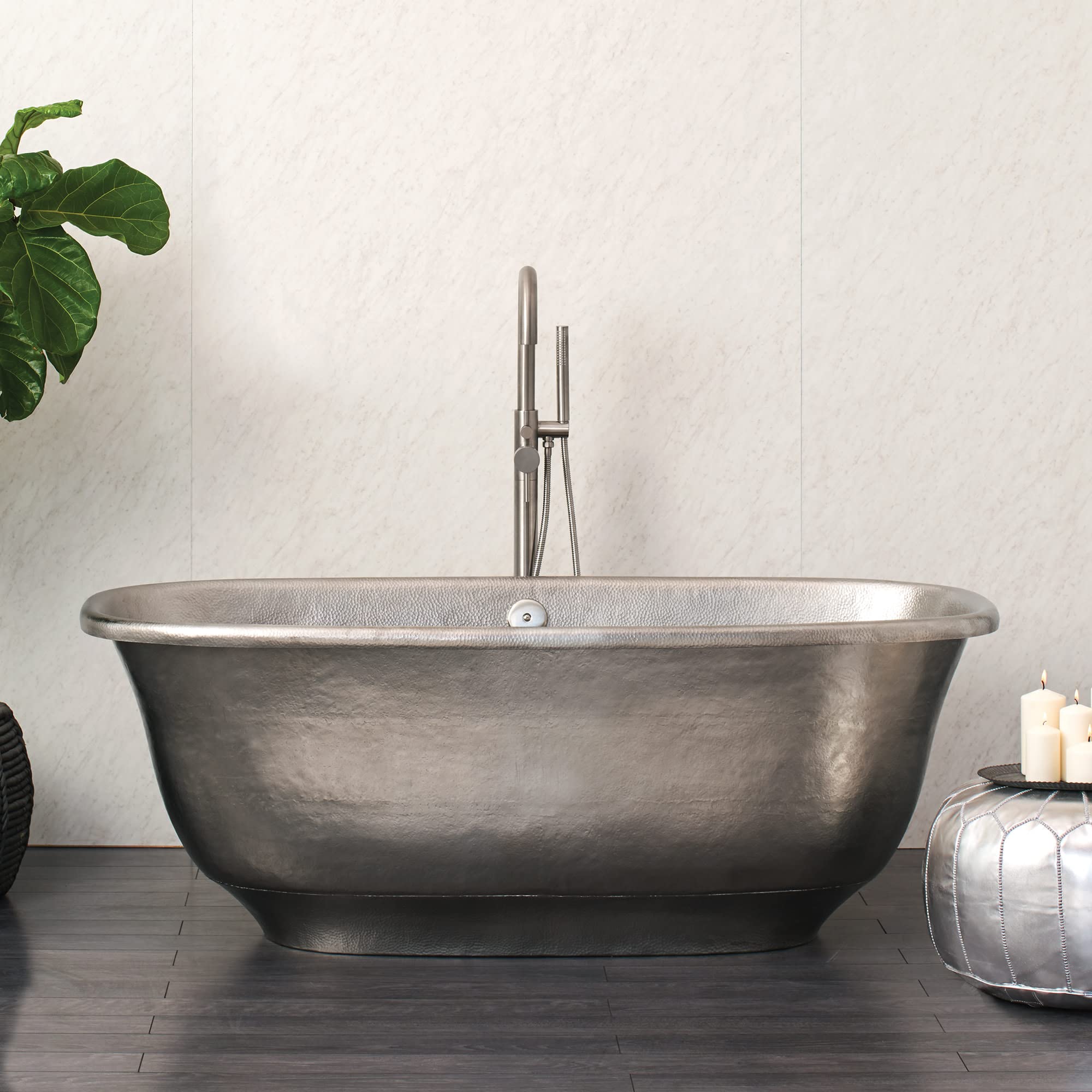 Native Trails CPS944 Santorini Copper Bathtub: Polished Copper