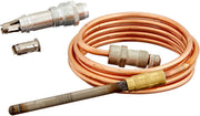 Honeywell thermocouple assembly with copper tubing, metal connector, and probe tip components.
