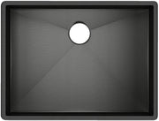 ROHL Forze 24 in Single Bowl Stainless Steel Kitchen Sink - Black Stainless Steel
