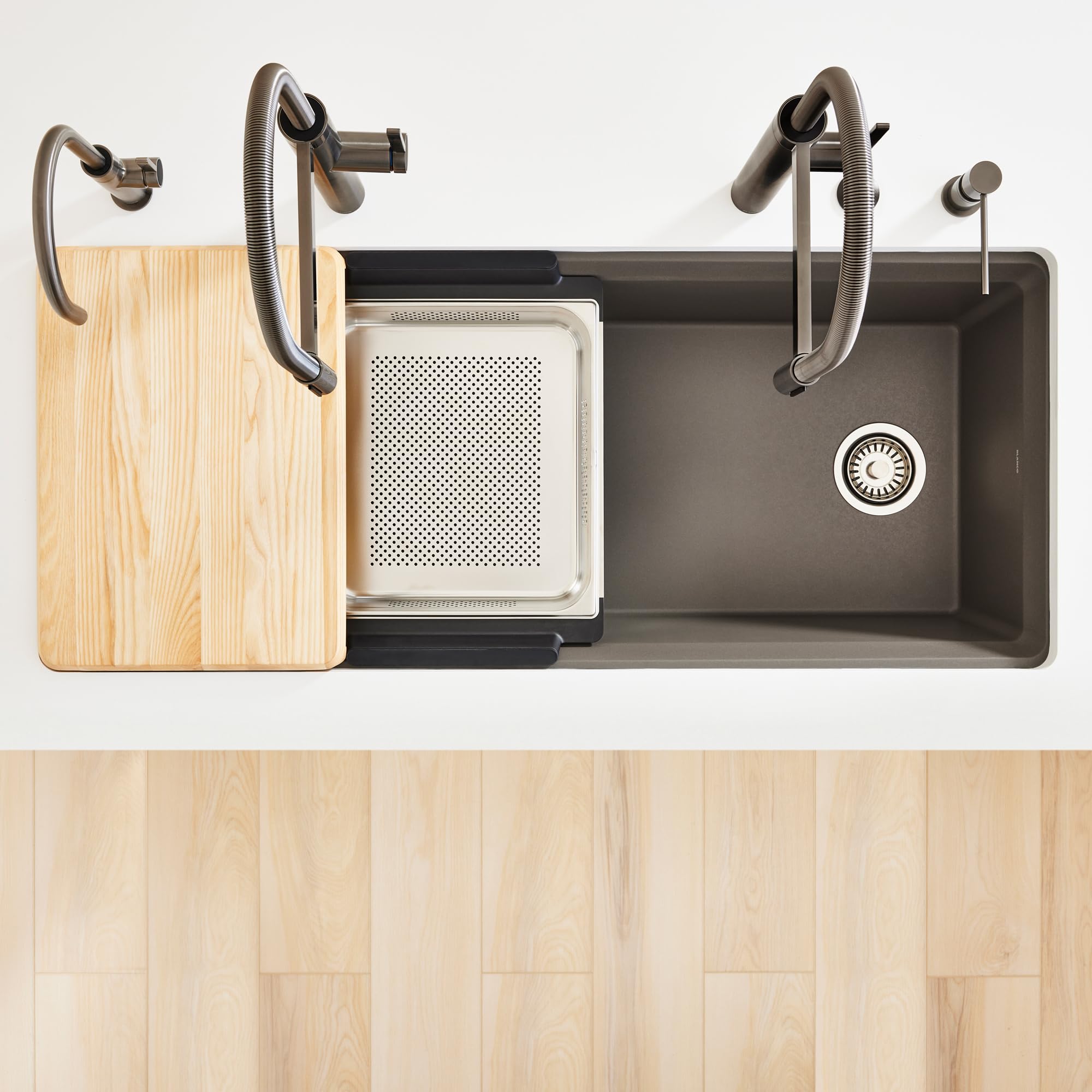 Blanco Inteos Bridge Cutting Board in Ash Wood - 443336