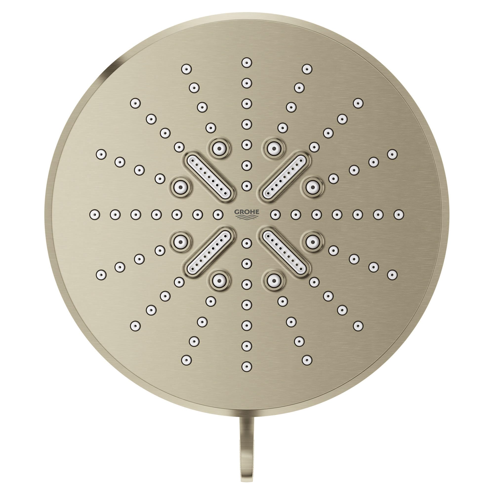 Grohe Rainshower 26789EN0 Shower Head, 6-1/2" - 3 Sprays, 1.75gpm in Grohe Brushed Nickel