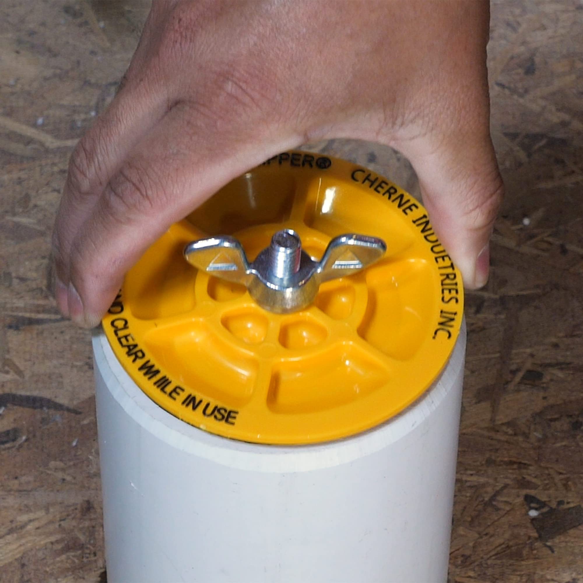 Oatey 3 in. Mechanical Pipe Test Plug in Yellow - 270538