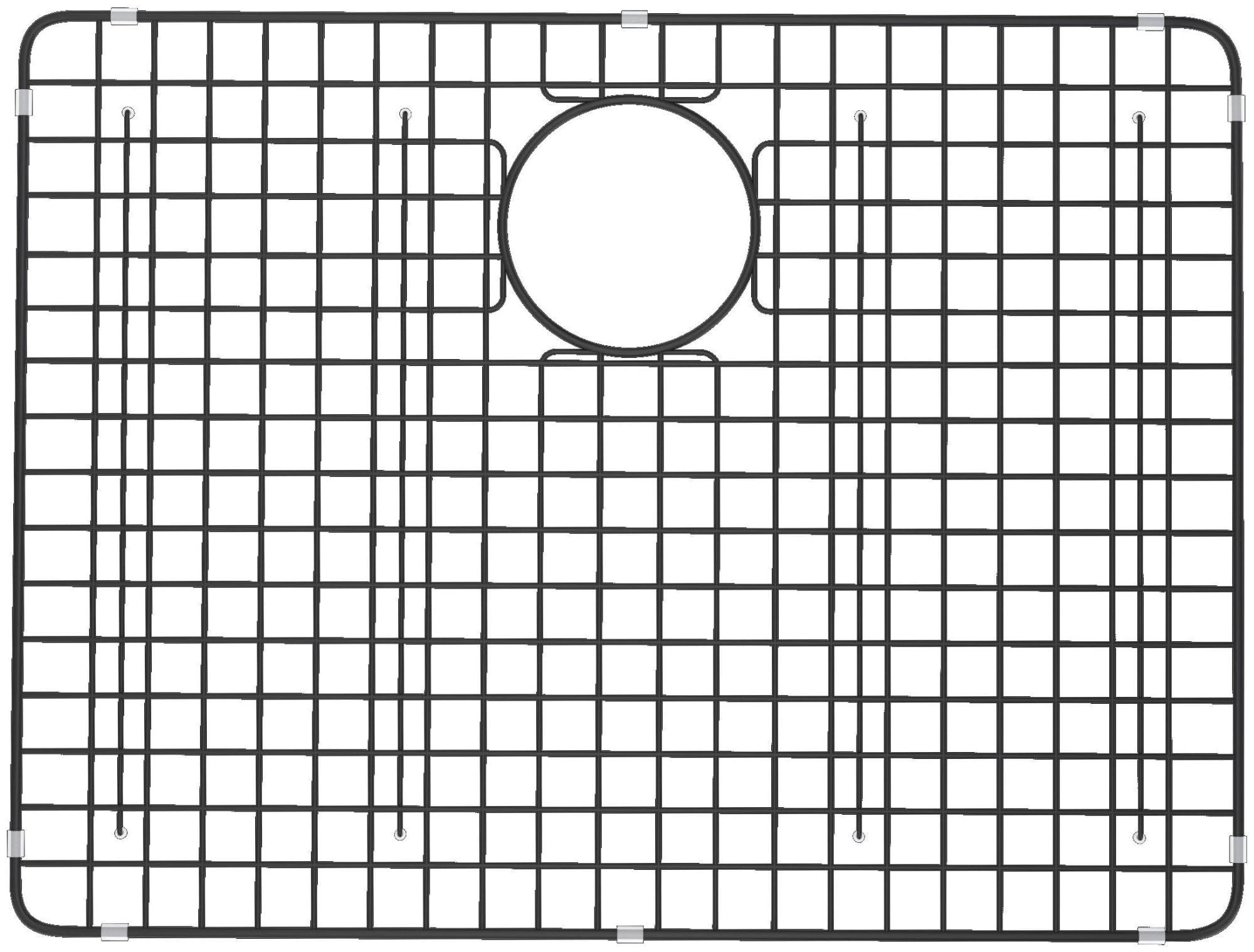 ROHL Forze Sink Grid for 24 x 18 Kitchen Sink - Black Stainless Steel