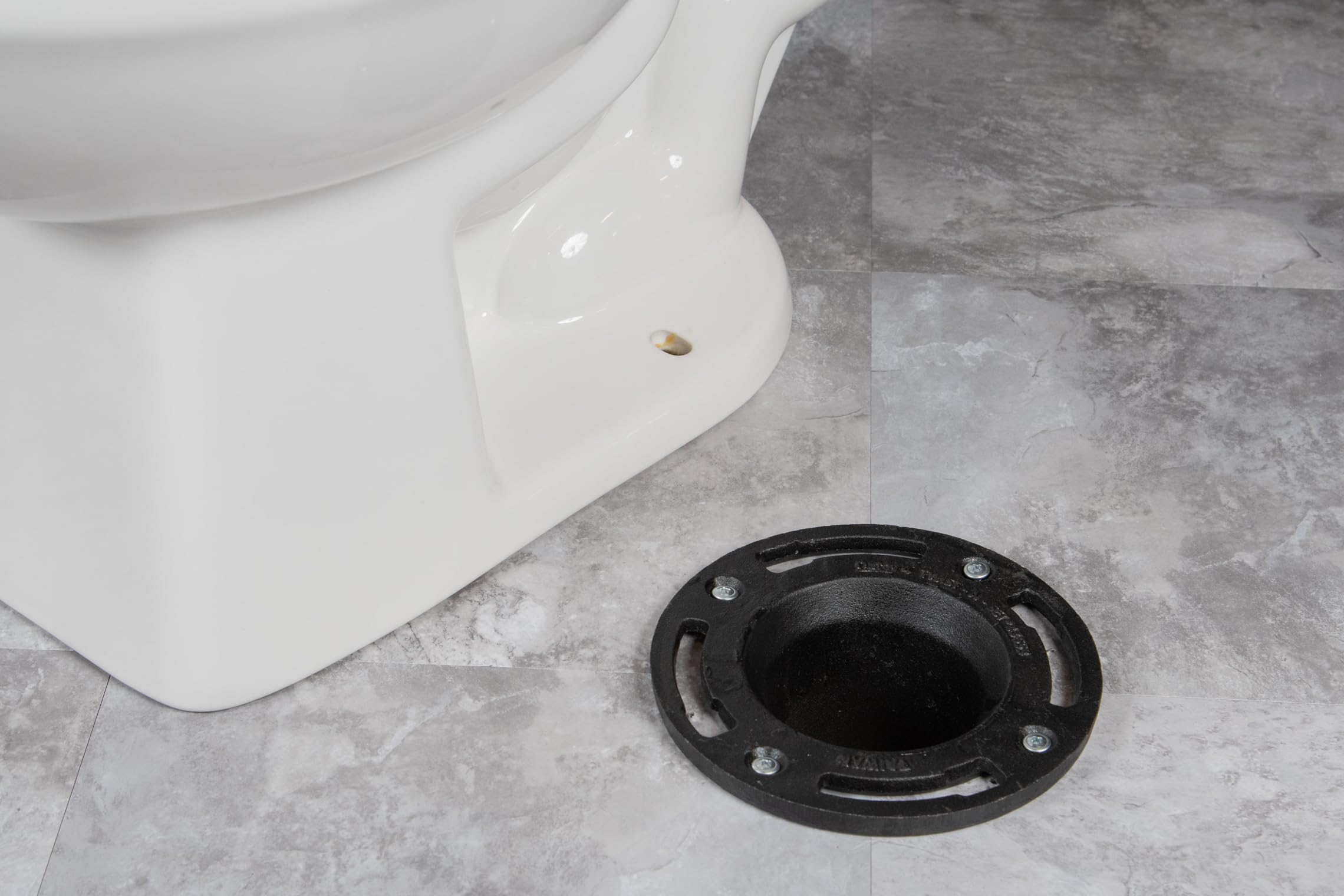 Oatey 4 in Cast Iron Twist-N-Set Closet Flange - Cast Iron