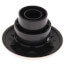 Oil rubbed bronze push button air switch with round flange base for garbage disposal control.