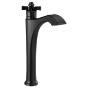 Delta Dorval Single Handle Vessel Bathroom Faucet with Cross Handle