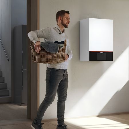 Viessmann Vitodens 200-W 80,000 BTU Gas Fired Wall Mounted Condensing Boiler - 7722778