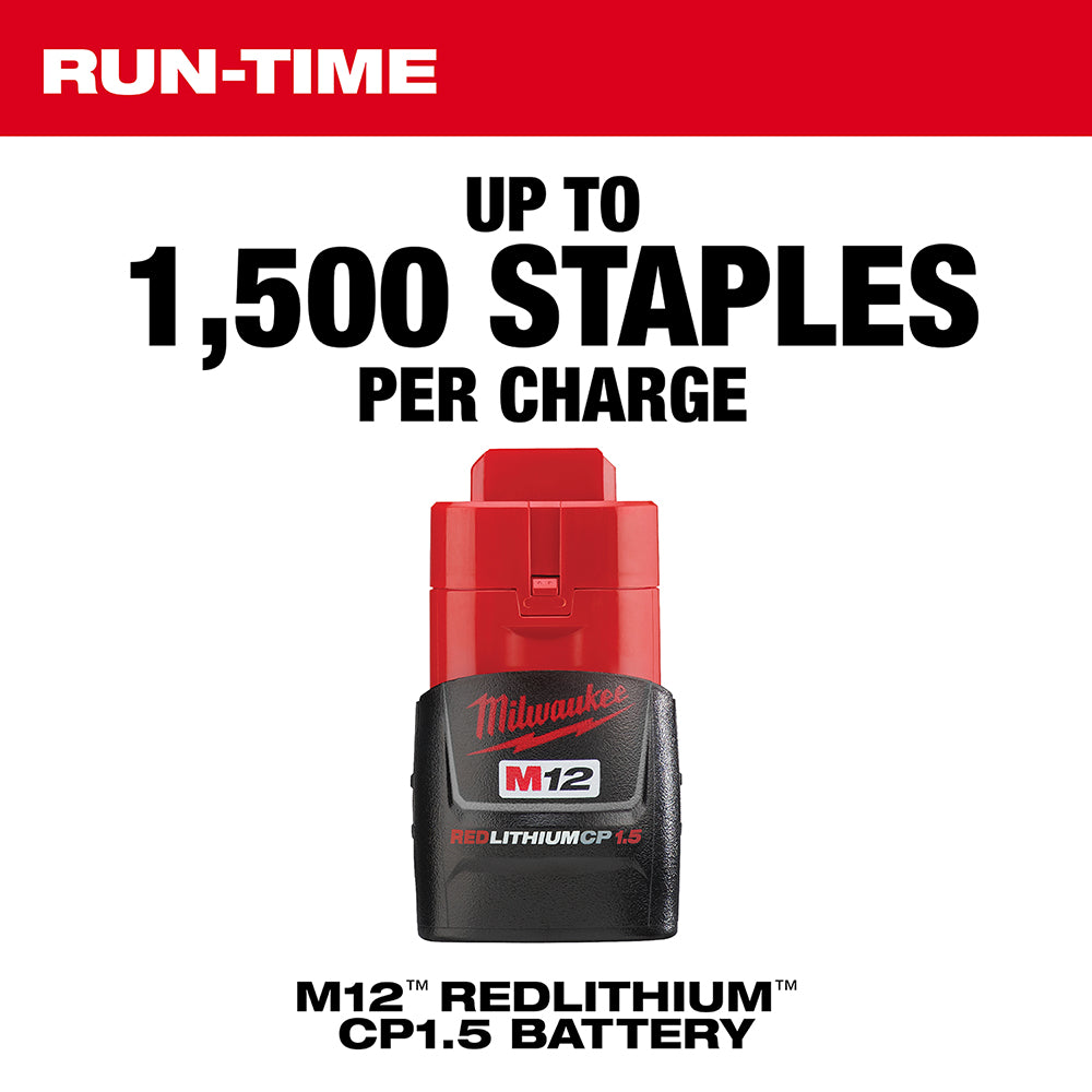 Milwaukee 2447-20 M12 3/8 in. Crown Stapler
