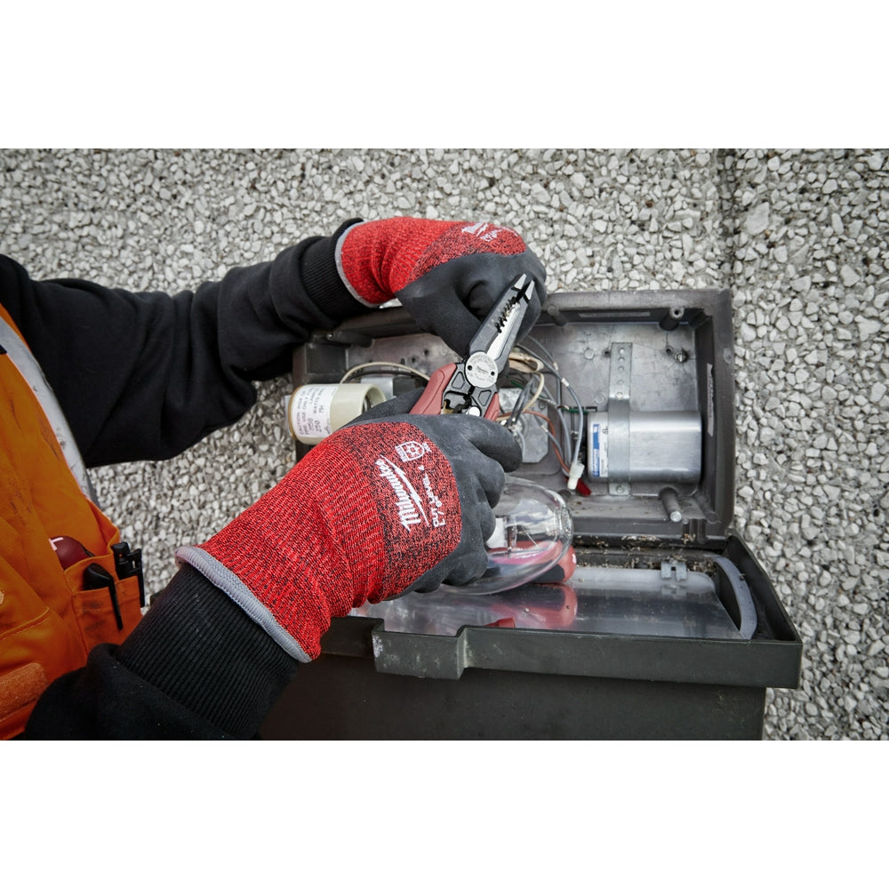 Milwaukee 48-73-7941B 12-Pack Cut Level 4 Winter Dipped Gloves - M