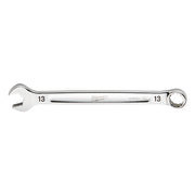 Milwaukee 13MM metric combination wrench with open and ring ends, marked with size 13 on both ends.