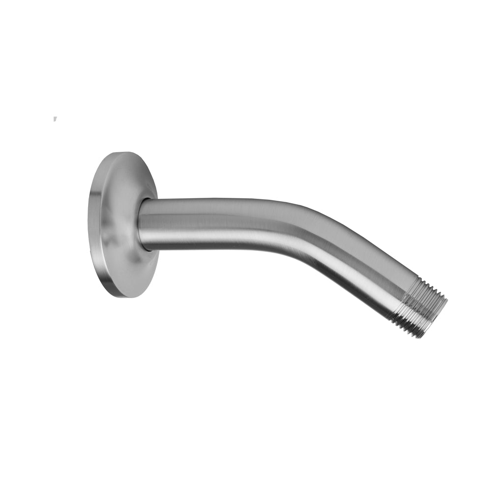 Jaclo 8" 45 Brass Showerarm with Escutcheon in Matte Black - 8032-E6-MBK