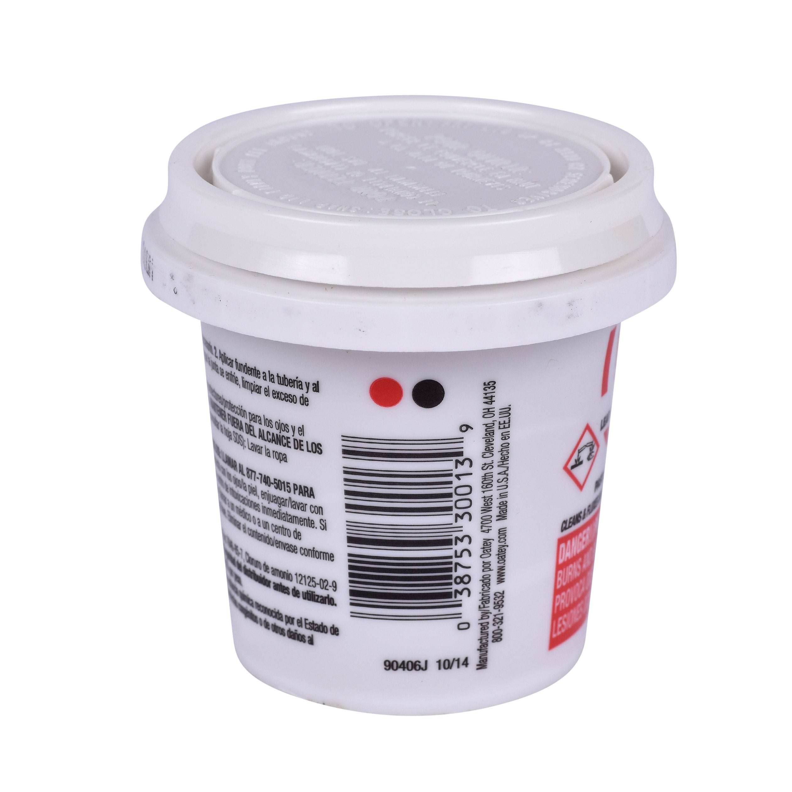 Oatey No. 5 Soldering Flux Paste, 4 oz. Container in Yellow - 30013